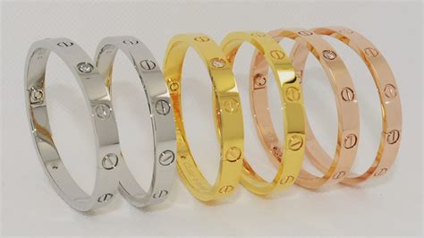 yellow gold cartier love bracelet replica|cartier love bracelet serial numbers.